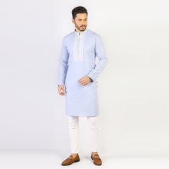 Panjabi:Semi Fit_Solid-Slub_285#2