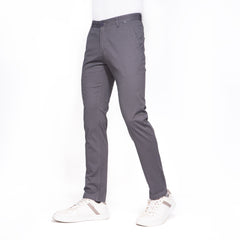 Pants:Gabardine_Semi Fit_Solid_214#1
