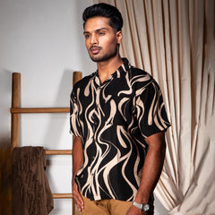 Cuban Collar Shirt_Drop Shoulder_101#2