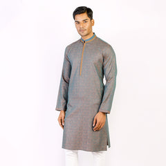 Panjabi:Semi Fit_Solid-Slub_298#2