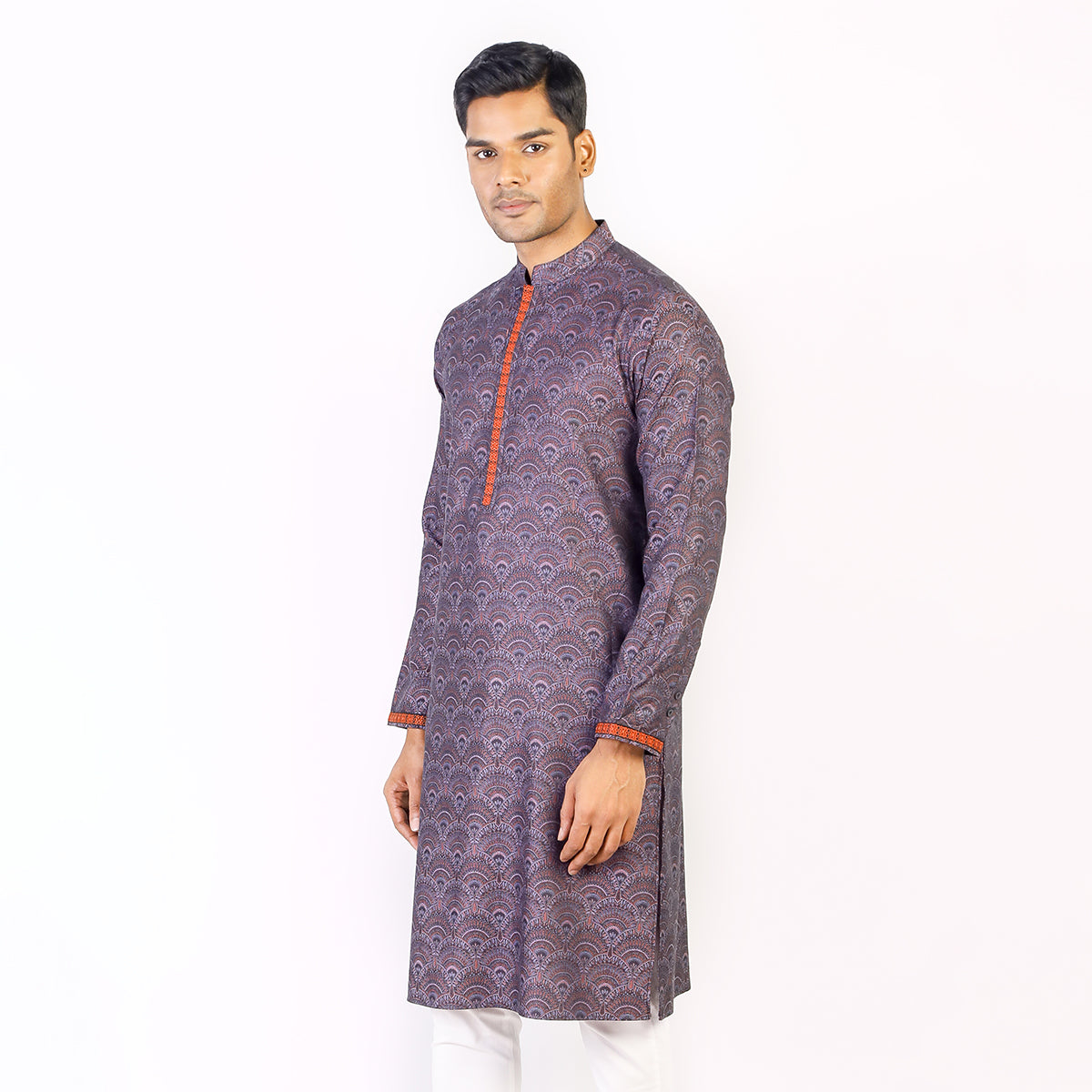 Panjabi:Semi Fit_Solid-Slub_303#2