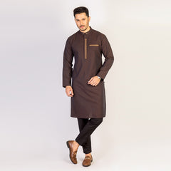 Panjabi:Semi Fit_Solid-Slub_320#1