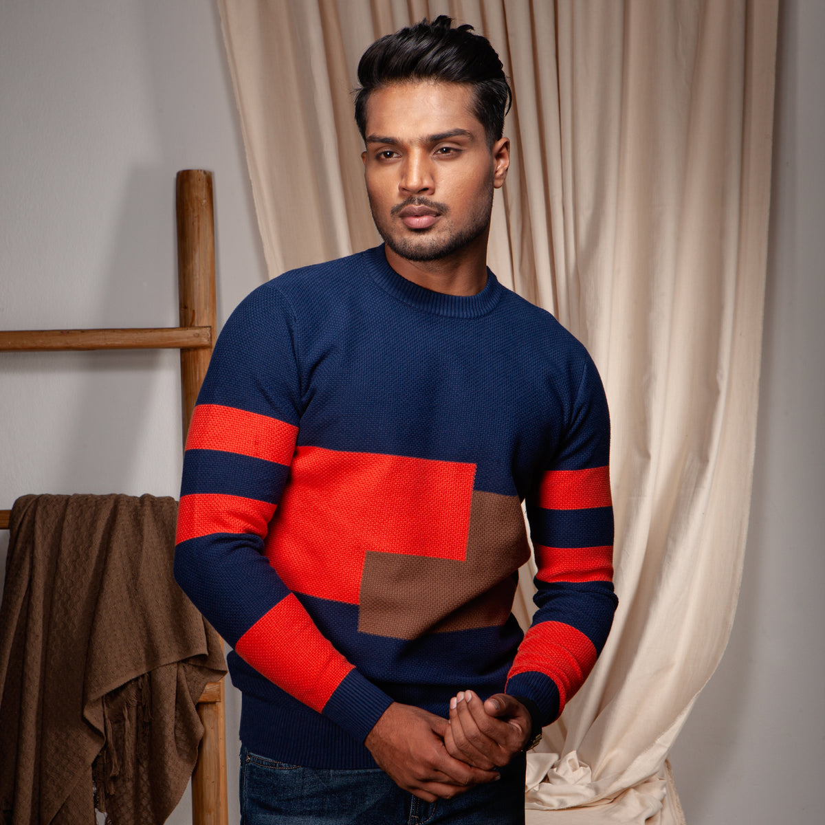 Sweater:Full Sleeve_Semi Fit_Design_129#2