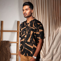 Cuban Collar Shirt_Drop Shoulder_102#1