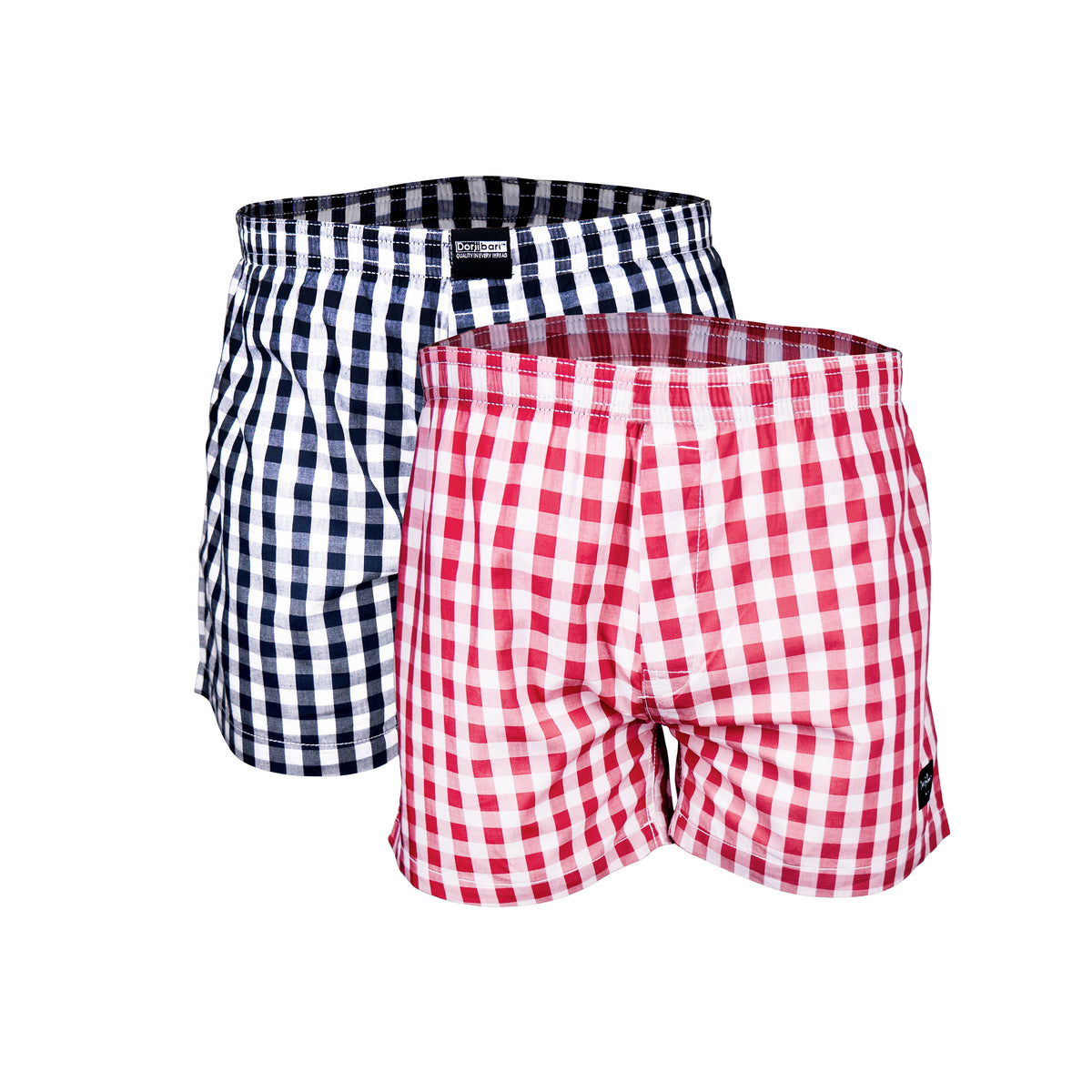 Woven Boxer Shorts: Semi Fit_Check_106#1