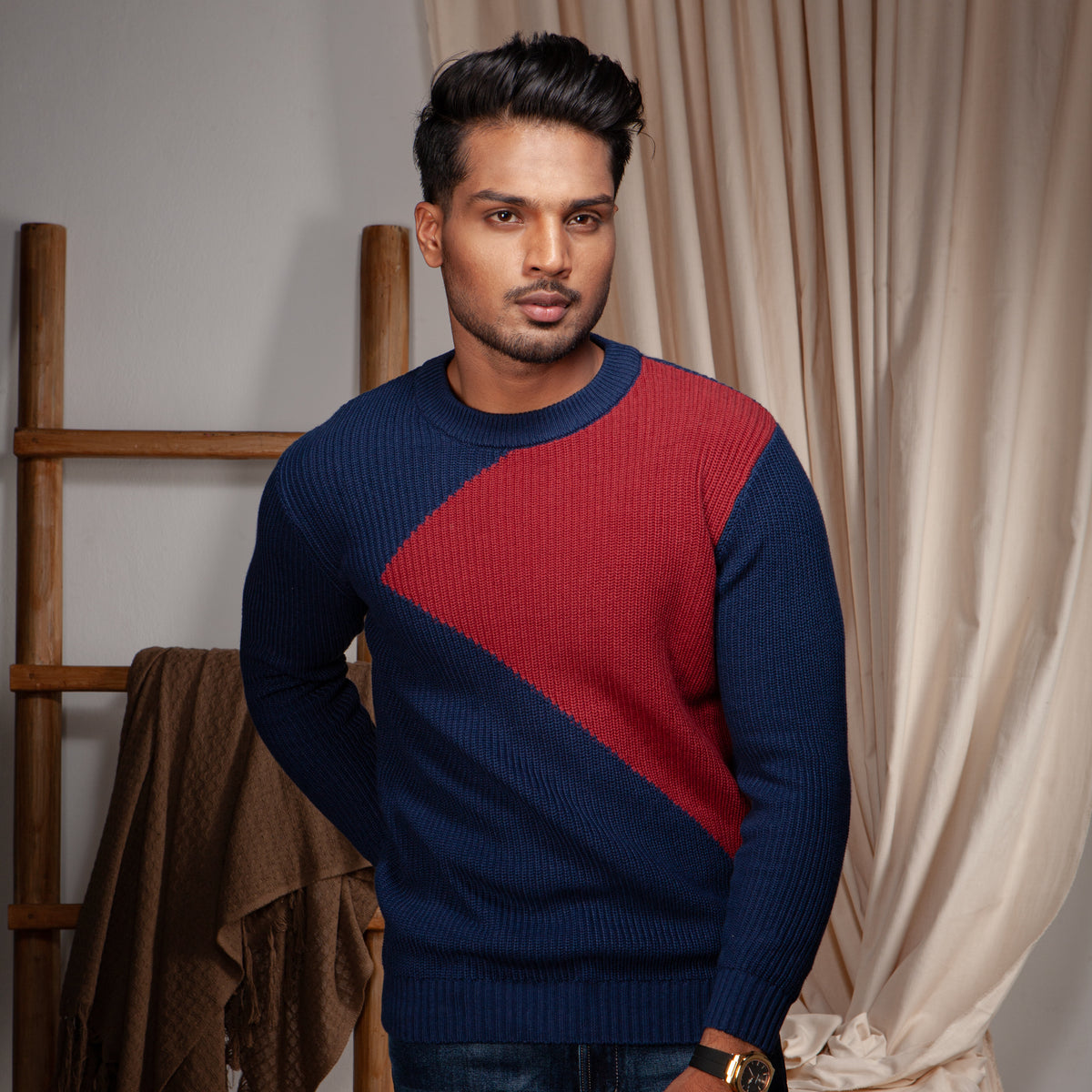 Sweater:Full Sleeve_Semi Fit_Design_126#2