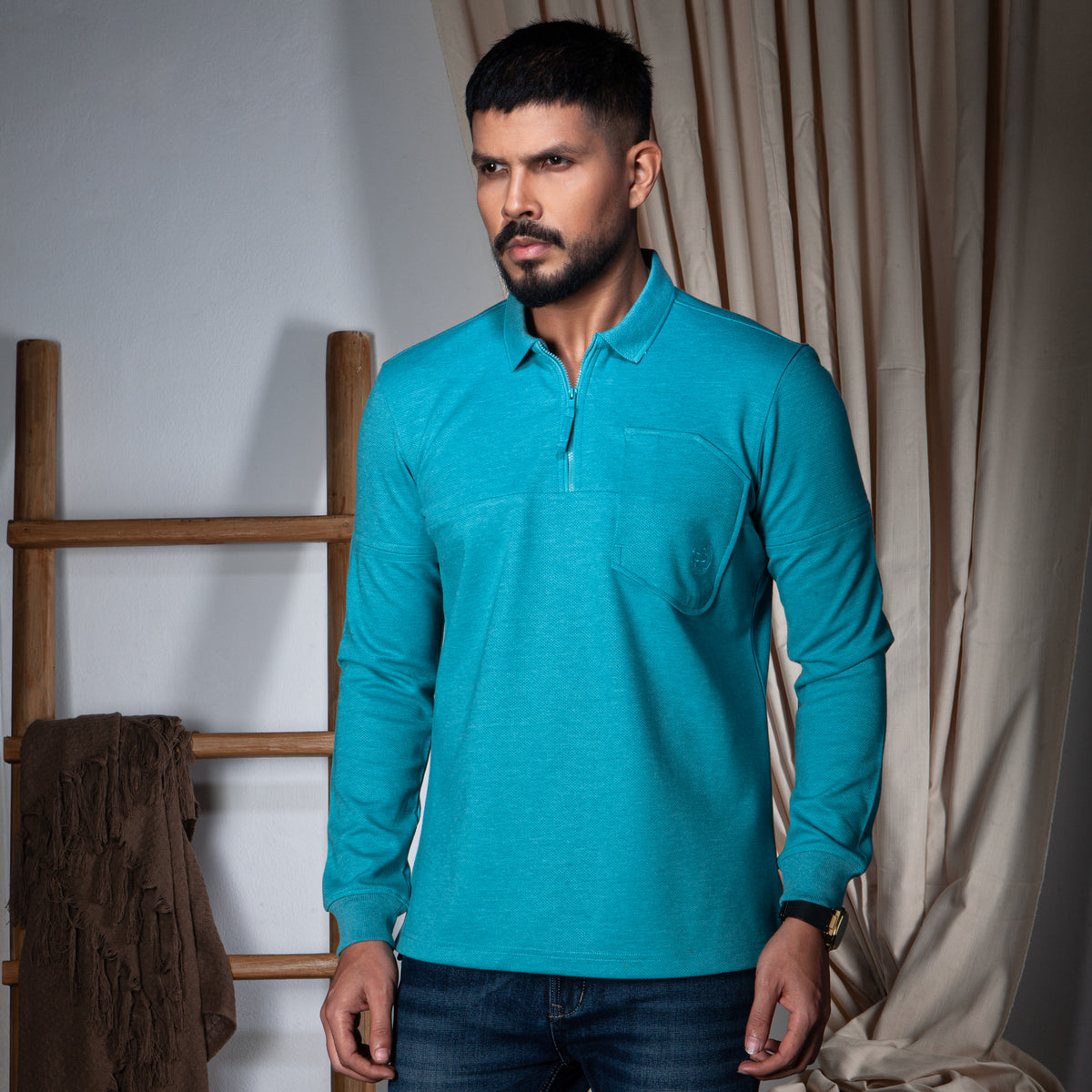 Polo: T-Shirt Full Sleeve_Semi Fit_Solid_103#1