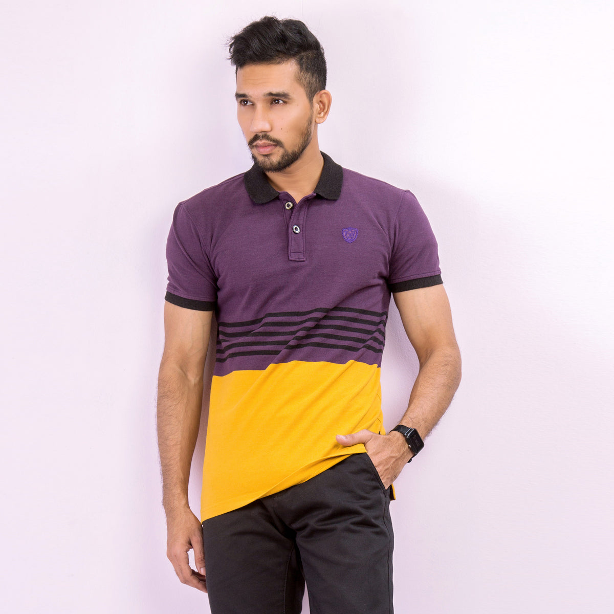 Polo:Short Sleeve_Semi Fit_Solid_119#5