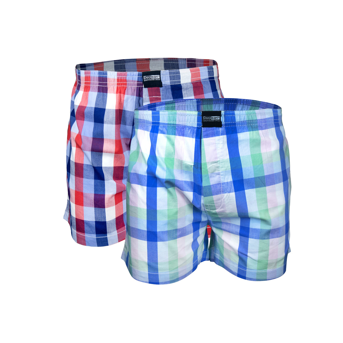 Woven Boxer Shorts: Semi Fit_Check_107#1