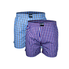 Woven Boxer Shorts: Semi Fit_Check_111#1