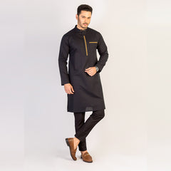 Panjabi:Semi Fit_Solid-Slub_320#3