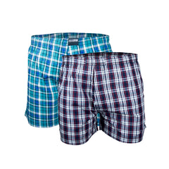 Woven Boxer Shorts: Semi Fit_Check_105#1