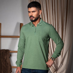 Polo: T-Shirt Full Sleeve_Semi Fit_Solid_103#2