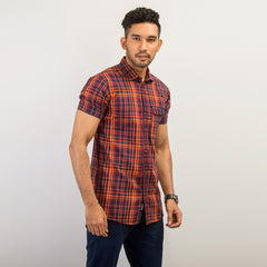 Shirt:Short Sleeve_Trendy Fit_Check_173#1