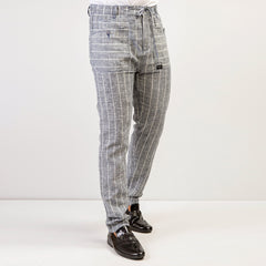 Trousers:Long_Semi Fit_Stripe_117#1