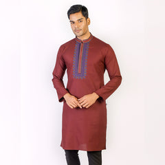 Panjabi:Semi Fit_Solid-Slub_286#1