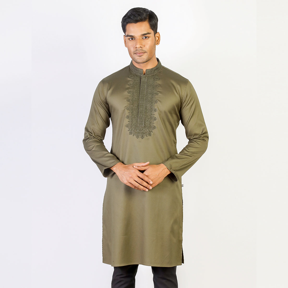 Panjabi:Semi Fit_Solid-Slub_289#2