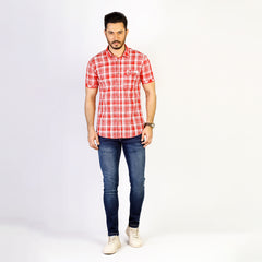 Shirt:Short Sleeve_Trendy Fit_Check_178#1