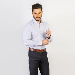 Shirt:Full Sleeve_Regular Fit_Stripe_343#1