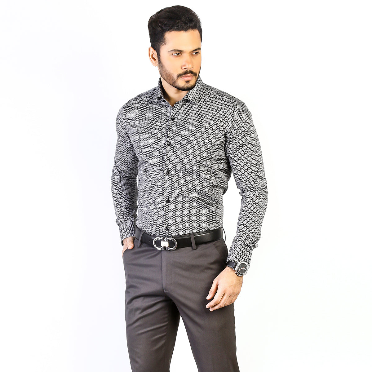 Shirt:Full Sleeve_Semi Fit_Print_326#1