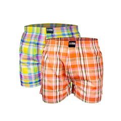 Woven Boxer Shorts: Semi Fit_Check_110#1