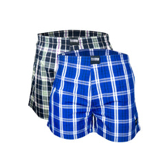 Woven Boxer Shorts: Semi Fit_Check_104#1