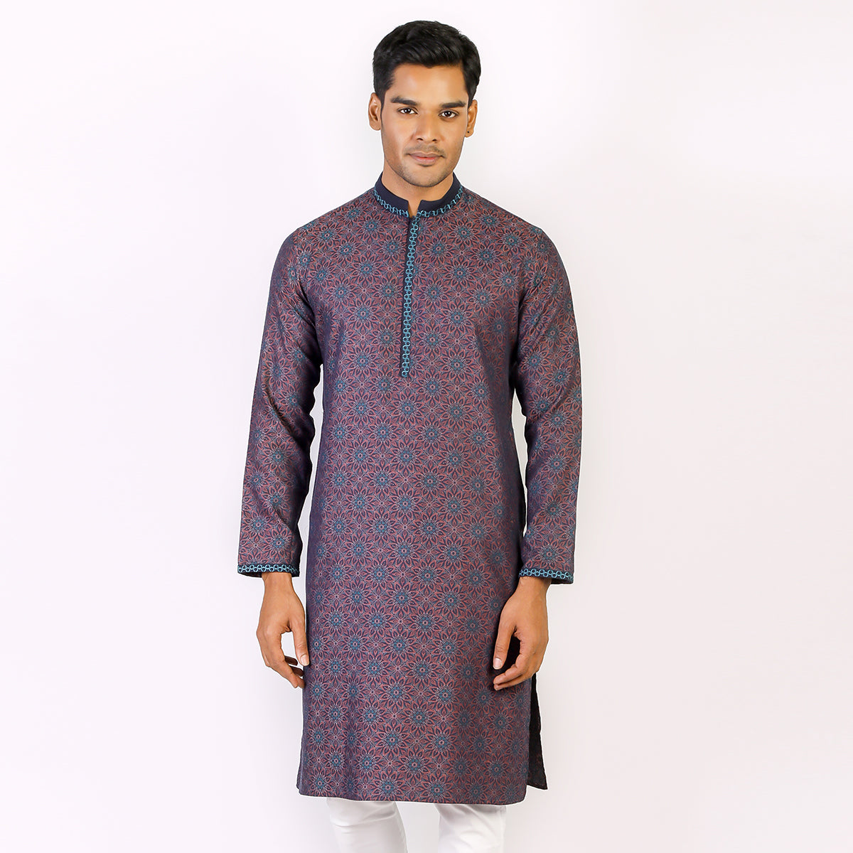 Panjabi:Semi Fit_Solid-Slub_296#2