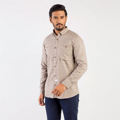 Shirt:Full Sleeve_Trendy Fit_  Check_423#1