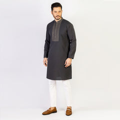 Panjabi:Semi Fit_Solid-Slub_287#2