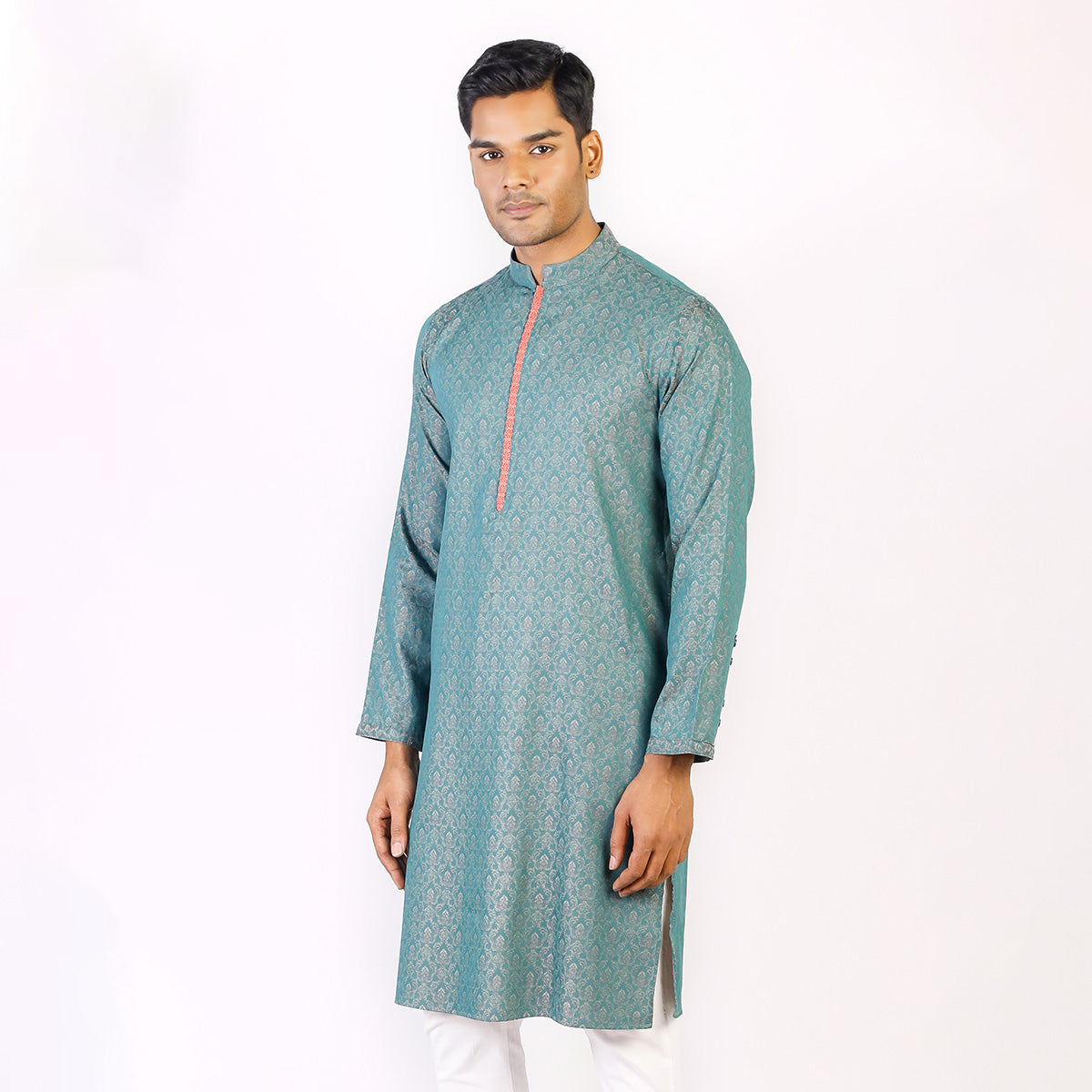 Panjabi:Semi Fit_Solid-Slub_306#3