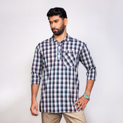 Fatua:3Quarter Sleeve_Trendy Fit_ Check_213#3