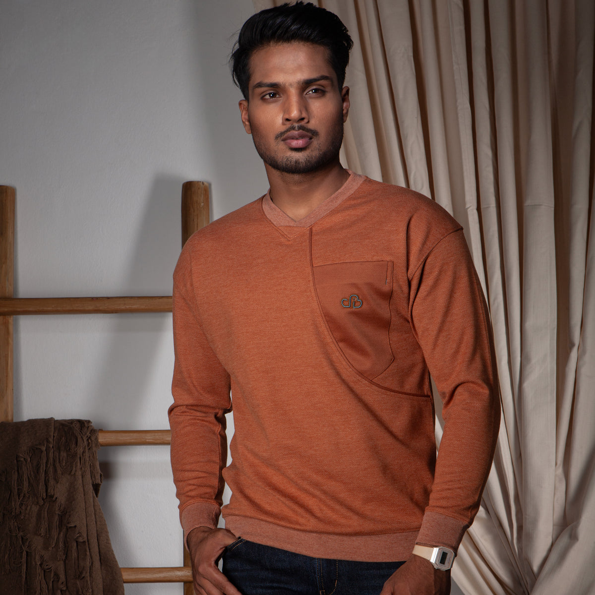 Sweatshirt: Semi Fit_Solid_103#2