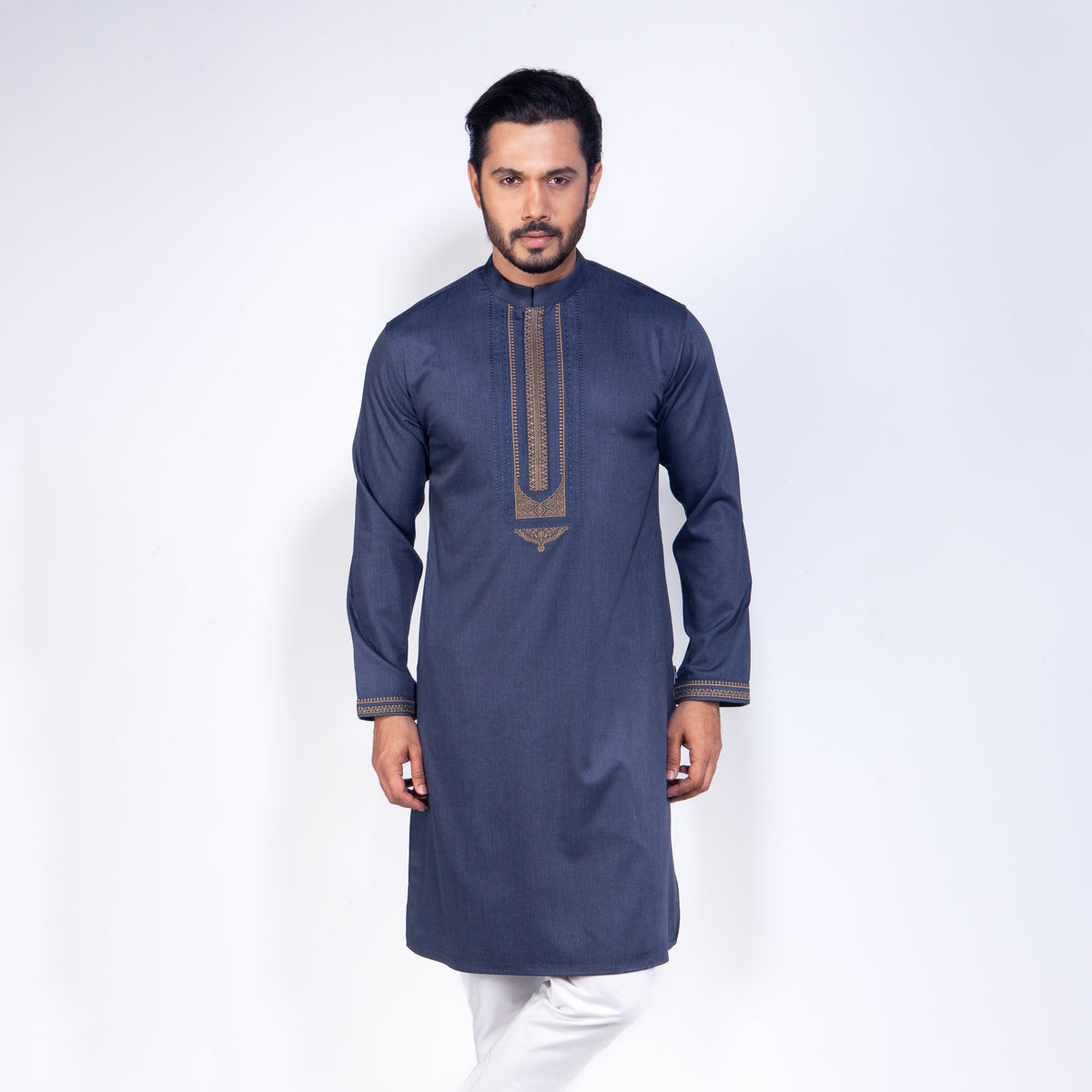 Panjabi:Semi Fit_Semi Fit_Solid_377#3