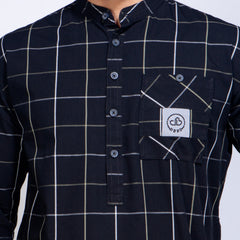 Fatua:3Quarter Sleeve_Trendy Fit_ Check_211#2