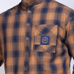 Fatua:3Quarter Sleeve_Trendy Fit_ Check_211#1