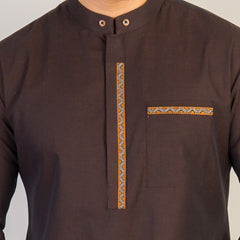 Panjabi:Semi Fit_Solid-Slub_320#1