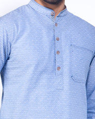 Light Sky Print Casual Panjabi for Men 265#3