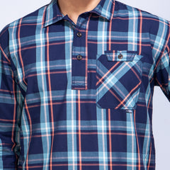 Fatua:3Quarter Sleeve_Trendy Fit_ Check_213#1