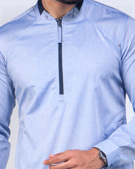 Solid Sky Casual Panjabi 264#2