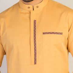 Panjabi:Semi Fit_Solid-Slub_320#2