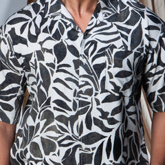 Cuban Collar Shirt_Drop Shoulder_103#1