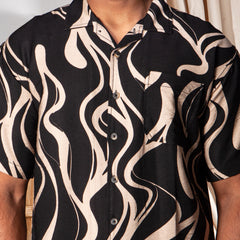 Cuban Collar Shirt_Drop Shoulder_101#2