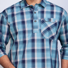 Fatua:3Quarter Sleeve_Trendy Fit_ Check_213#2