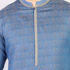 Panjabi:Semi Fit_Solid-Slub_304#1