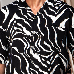 Cuban Collar Shirt_Drop Shoulder_102#2