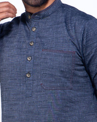 Casual Panjabi Design in Ash 265#1