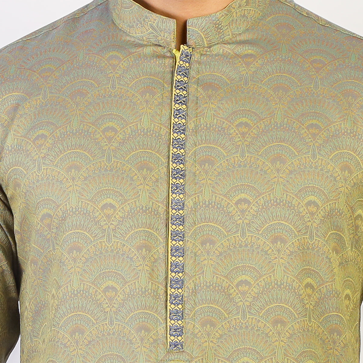 Panjabi:Semi Fit_Solid-Slub_303#3