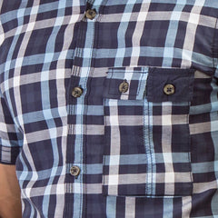 Shirt:Short Sleeve_Trendy Fit_Check_173#2