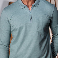 Polo: T-Shirt Full Sleeve_Semi Fit_Solid_103#4