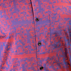 Shirt:Full Sleeve Blue Door_Regular Fit_ Print_265#2